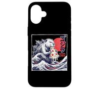 Colossal Chew Kaiju Beaver Pizza Monster Japan Art Case for iPhone 16 Plus