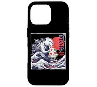 Colossal Chew Kaiju Beaver Pizza Monster Japan Art Case for iPhone 16 Pro