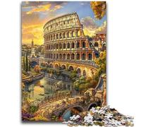 Colosseum 1000 Piece Jigsaw Puzzles for Teenagers,Challenging Game Gifts for Is Ideal As A Gift for The Whole Family (38x26cm)