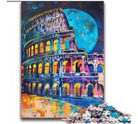 Colosseum 2000 Piece Jigsaw Puzzle for Adults Teens, Pattern Assembly Fun at Home Activities, Birthday Present,Travel Gifts (70x100cm)