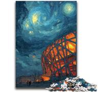 Colosseum at Night Jigsaw Puzzles for Adults 1000 Pieces,Stress Reliever Difficult Challenge Suitable for Desktop Decoration (50x75cm)