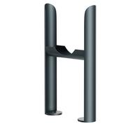 Colosseum Floor Mounting Feet for Triple Panel Radiators | Anthracite | Mild Steel | 111mm x 200mm