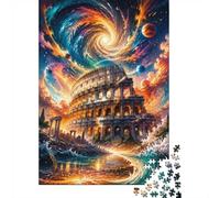 Colosseum Galaxy Swirl 1000pcs Mini Puzzle for Family Challenging | 52x38cm Cardboard Home Decor Durable Structure Birthday Gift Stress Relief
