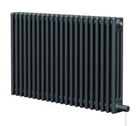 Colosseum Horizontal Electric Triple Column Radiator | Anthracite | Mild Steel | 600mm x 999mm