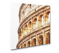 Colosseum in Rome Italy Canvas Print | Gallery Wrapped 30mm Frame Wall Art | 20x20 inches | Ready to Hang | Modern Picture | Living Room Bedroom Lounge Office
