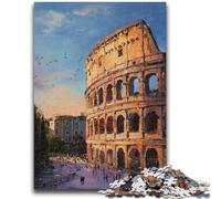 Colosseum Jigsaw Puzzles for Adults 1000 Pieces,Help The Brain Exercise Addictive Toys to Cultivate Patience Great Gift (38x26cm)