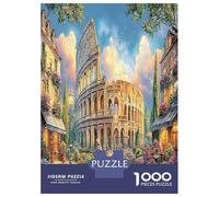 Colosseum Jigsaws Puzzles for Adults & Kids Age 12 Years Up 1000 Pieces Classical Architecture Puzzles Home Decoration Educational Games Great Gift 70x50cm/1000pcs