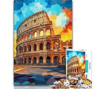 Colosseum Puzzles for Adults Teens 1000 Pieces,Help The Brain Exercise Addictive Toys to Cultivate Patience Great Gift (38x26cm)