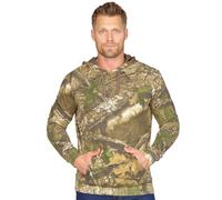 COLOSSEUM Realtree Men's Essential Camo Lightweight Performance Pullover Hoodie, Realtree Apx, XXL