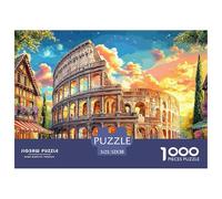 Colosseum_ Rome 1000 Piece Jigsaw Puzzle for Adults And Kids-Challenging Hard Puzzle Game,Home Decoration & Family Fun 52x38cm/1000pcs