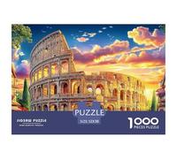 Colosseum_ Rome 1000 Piece Jigsaw Puzzle for Adults And Kids-Challenging Hard Puzzle Game,Home Decoration & Family Fun 52x38cm/1000pcs