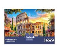 Colosseum_ Rome 1000 Piece Puzzle for Adults - Challenging Jigsaw for Mindfulness & Wall Art, Premium Quality with Detailed Art Print 38x26cm/1000pcs