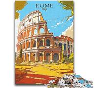 Colosseum Rome Italy Adult Jigsaw Puzzles 2000 Pieces, Challenging Game And Family Play Educational Game for Birthday, Chrismas 2000pcs(70x100cm)