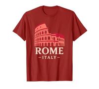 Colosseum Rome Italy Architecture History Vibes Minimalist T-Shirt