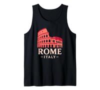 Colosseum Rome Italy Architecture History Vibes Minimalist Tank Top