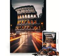Colosseum Rome Italy for Adults 1000 Piece Jigsaw Puzzle Logic Skill, DownTime Game, Family Bond, Wall Art (38x26cm)