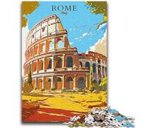 Colosseum Rome Italy Jigsaws Puzzles 1000 Pieces for Adults Gifts, Challenging Difficult Deal As Gifts for The Whole Family 1000pcs(26x38cm)