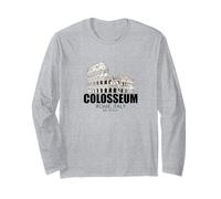 Colosseum Rome Italy Souvenir Flavian Amphitheatre Italian Long Sleeve T-Shirt