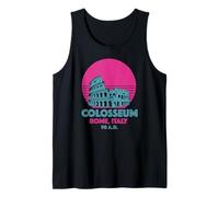 Colosseum Rome Italy Souvenir Flavian Amphitheatre Italian Tank Top