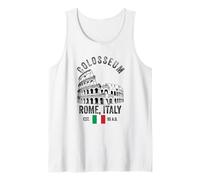 Colosseum Rome Italy Souvenir Flavian Amphitheatre Italian Tank Top