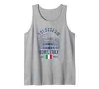 Colosseum Rome Italy Souvenir Flavian Amphitheatre Italian Tank Top