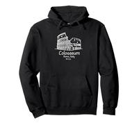 Colosseum Rome Italy Souvenir Flavian Amphitheatre Sketch Pullover Hoodie