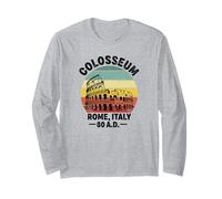 Colosseum Rome Italy Souvenir Flavian Amphitheatre Vintage Long Sleeve T-Shirt