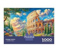 Colosseum_ Rome Jigsaw Puzzle for Adults& Kids,1000 Pieces Challenge Toy Home Decoration for Adults& Kids Age 14 Years Up 52x38cm/1000pcs