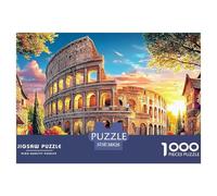 Colosseum_ Rome Jigsaw Puzzles, 1000 Pieces Impossible Puzzle Challenge Toy for Adults& Kids Age 12 Years Up 38x26cm/1000pcs