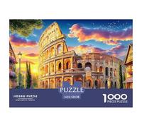 Colosseum_ Rome Jigsaw Puzzles, 1000 Pieces Impossible Puzzle Challenge Toy for Adults& Kids Age 12 Years Up 52x38cm/1000pcs