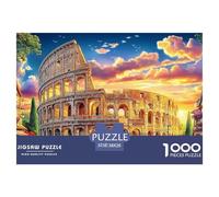 Colosseum_ Rome Jigsaw Puzzles, 1000 Pieces Impossible Puzzle Challenge Toy for Adults& Kids Age 12 Years Up 38x26cm/1000pcs