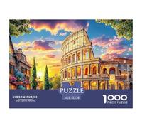 Colosseum_ Rome Jigsaw Puzzles for Adults Kids.1000 Pieces Puzzle,Whimsical Challenge Toy for Adults& Kids Age 14 Years Up 52x38cm/1000pcs