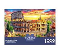 Colosseum_ Rome Jigsaw Puzzles for Adults Kids.1000 Pieces Puzzle,Whimsical Challenge Toy for Adults& Kids Age 14 Years Up 38x26cm/1000pcs