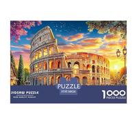 Colosseum_ Rome Jigsaw Puzzles for Adults Kids.1000 Pieces Puzzle,Whimsical Challenge Toy for Adults& Kids Age 14 Years Up 38x26cm/1000pcs