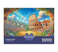 Colosseum_ Rome Puzzle 1000 Piece, Jigsaw Puzzle Challenge Eco-friendly Paper Puzzle for Adults & for Age 14 And Up 52x38cm/1000pcs