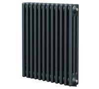 Colosseum Triple Panel Radiator | Anthracite | Mild Steel | 600mm x 554mm