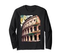 Colosseum Vacation Roma Aeterna Vibes Long Sleeve T-Shirt