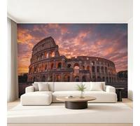 Colosseum Wallpaper - Landscape Roman Colosseum Wall Mural 400x280 cm (W x H), Non-Woven Photo Wallpaper Mural for Bedroom, Living Room, Hallway, Home Decor Y&W31