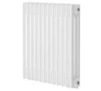 Colosseum White Triple Panel Radiator | Chrome | Mild Steel | 600mm x 554mm