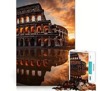 Colosseums Roman Empire 1000 Piece Jigsaw Puzzles for Adults Think Sharper, Fine Detail, Home Play, Xmas Idea (38x26cm)