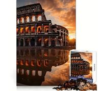 Colosseums Roman Empire 1000 Piece Jigsaw Puzzles for Adults Think Sharper, Fine Detail, Home Play, Xmas Idea (38x26cm)
