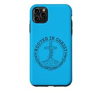 Colossians 2 7 Cross Tree Roots Thorny Vine Graphic Case for iPhone 11 Pro Max