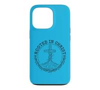 Colossians 2 7 Cross Tree Roots Thorny Vine Graphic Case for iPhone 13 Pro