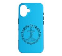 Colossians 2 7 Cross Tree Roots Thorny Vine Graphic Case for iPhone 16