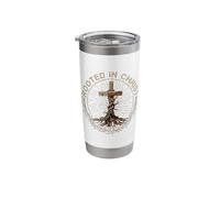 Colossians 2:7 Rooted in Christ Stainless Steel Insulated Tumbler