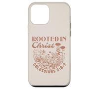 Colossians 2:7 Roots in Christ Scripture Christian Vintage Case for iPhone 12 mini