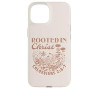 Colossians 2:7 Roots in Christ Scripture Christian Vintage Case for iPhone 15