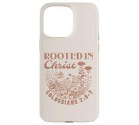 Colossians 2:7 Roots in Christ Scripture Christian Vintage Case for iPhone 15 Pro Max