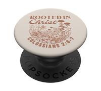 Colossians 2:7 Roots in Christ Scripture Christian Vintage PopSockets Adhesive PopGrip