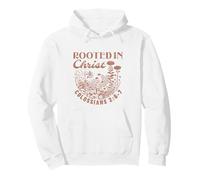 Colossians 2:7 Roots in Christ Scripture Christian Vintage Pullover Hoodie